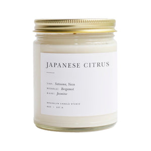 Japanese Citrus | Minimalist Candle | 8oz